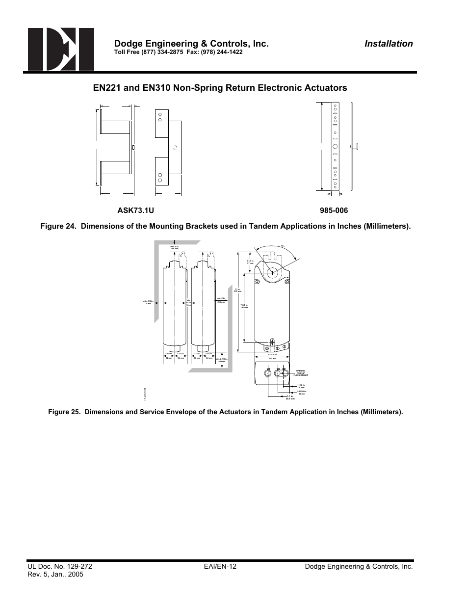 Dodge engineering & controls, inc, Installation | Dodge EN221 User Manual | Page 12 / 16