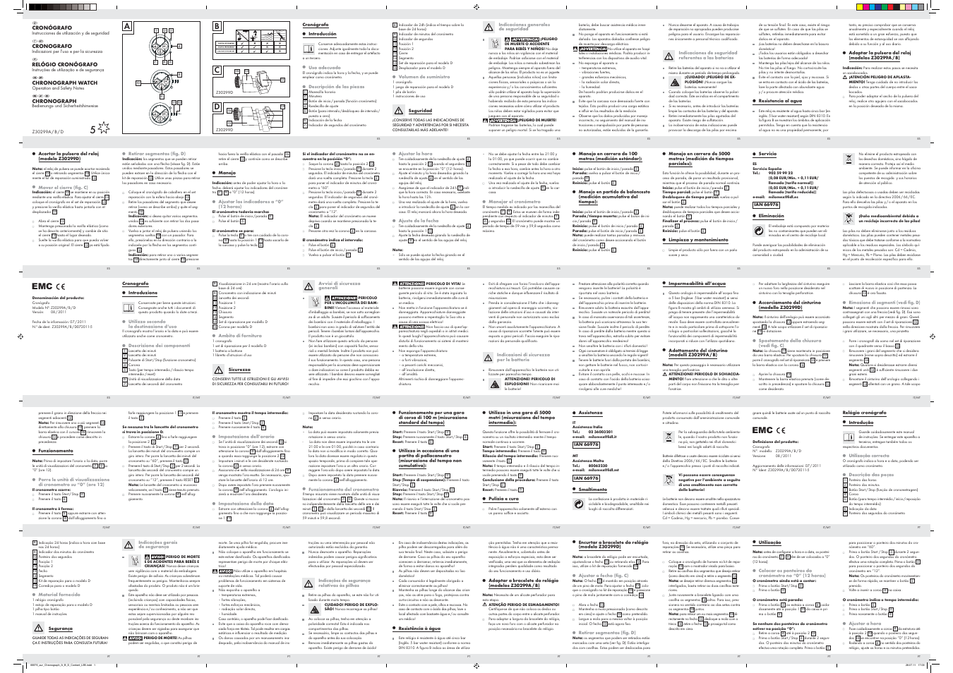 Auriol Z30299A_B_D User Manual | 2 pages