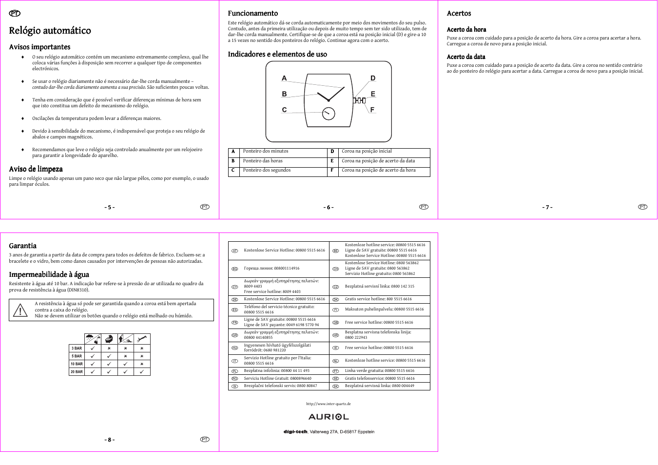 Relógio automático | Auriol 2-LD3201-4 User Manual | Page 2 / 2