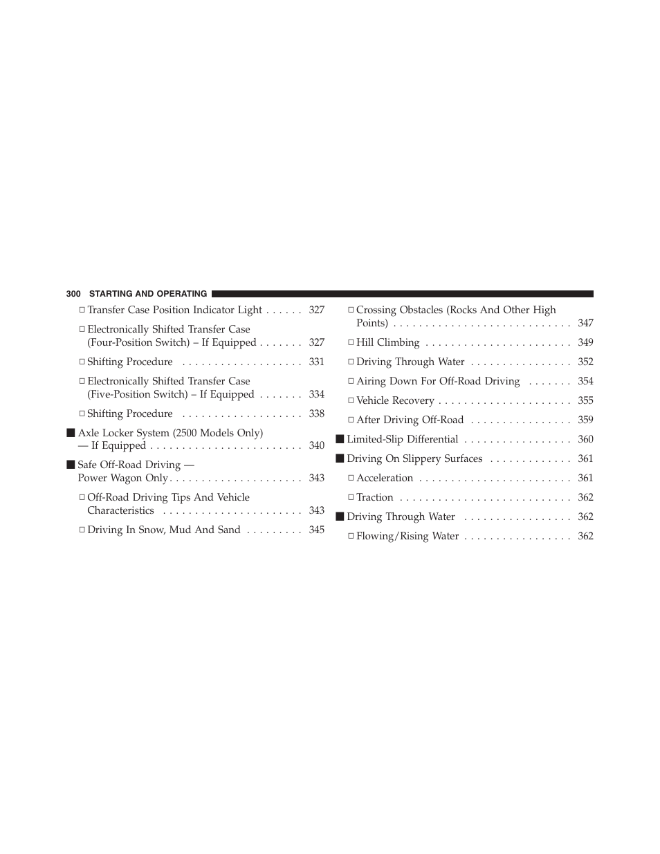 Dodge 2011 Ram 1500 User Manual | Page 301 / 622