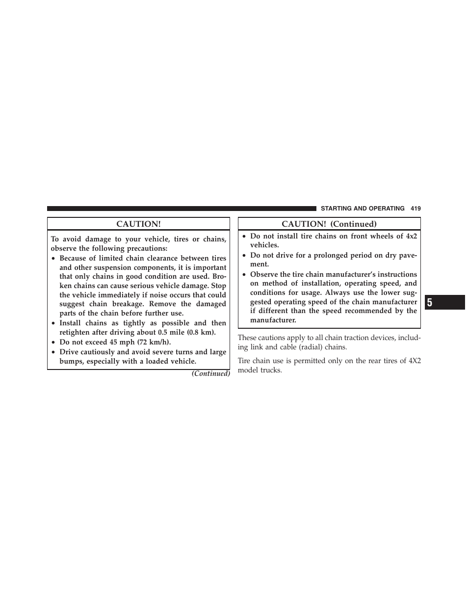 Dodge 2011 Ram 1500 User Manual | Page 420 / 622