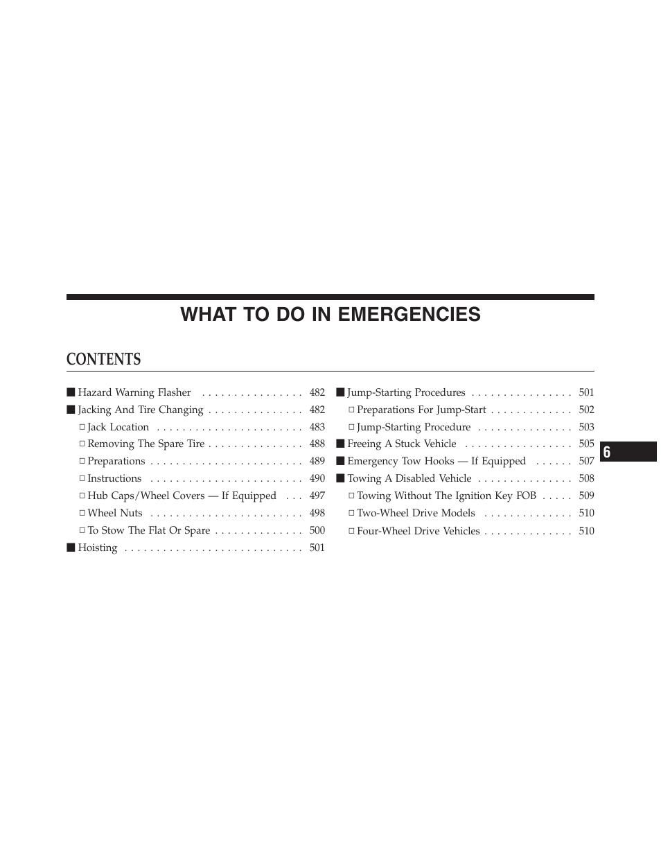 Dodge 2011 Ram 1500 User Manual | Page 482 / 622