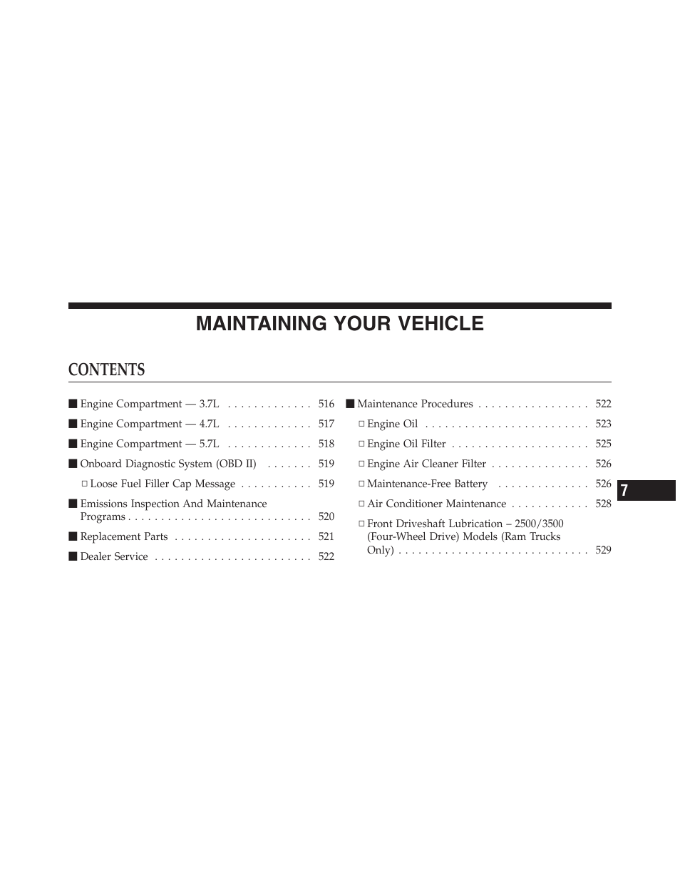 Dodge 2011 Ram 1500 User Manual | Page 514 / 622