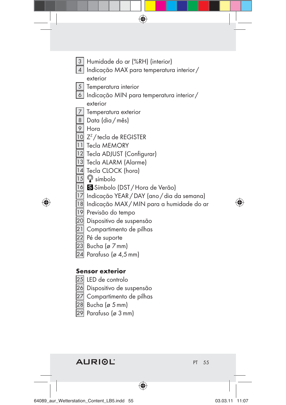 Auriol Z29962A User Manual | Page 53 / 93