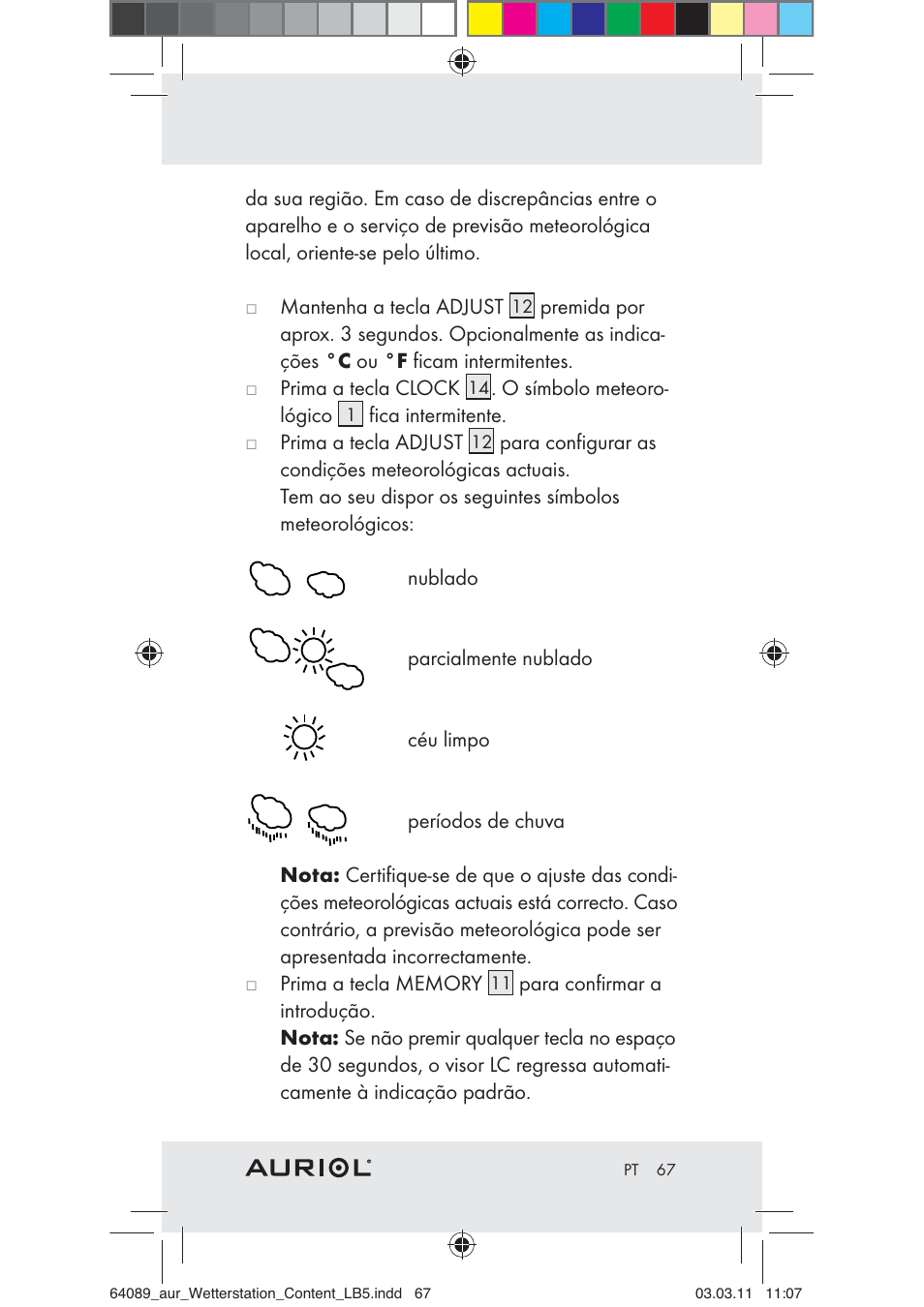 Auriol Z29962A User Manual | Page 65 / 93