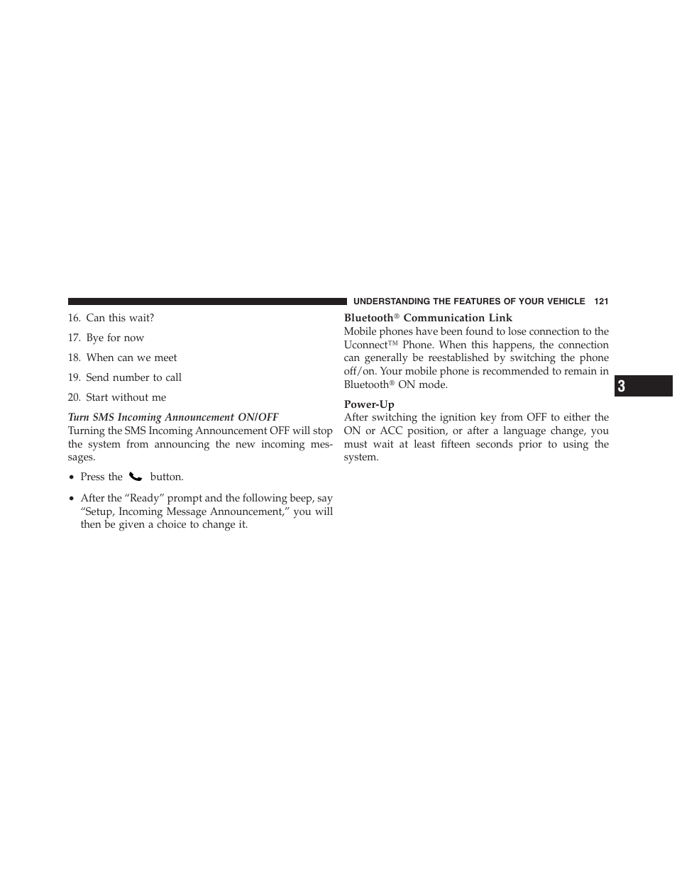 Dodge 2011 Nitro User Manual | Page 122 / 484