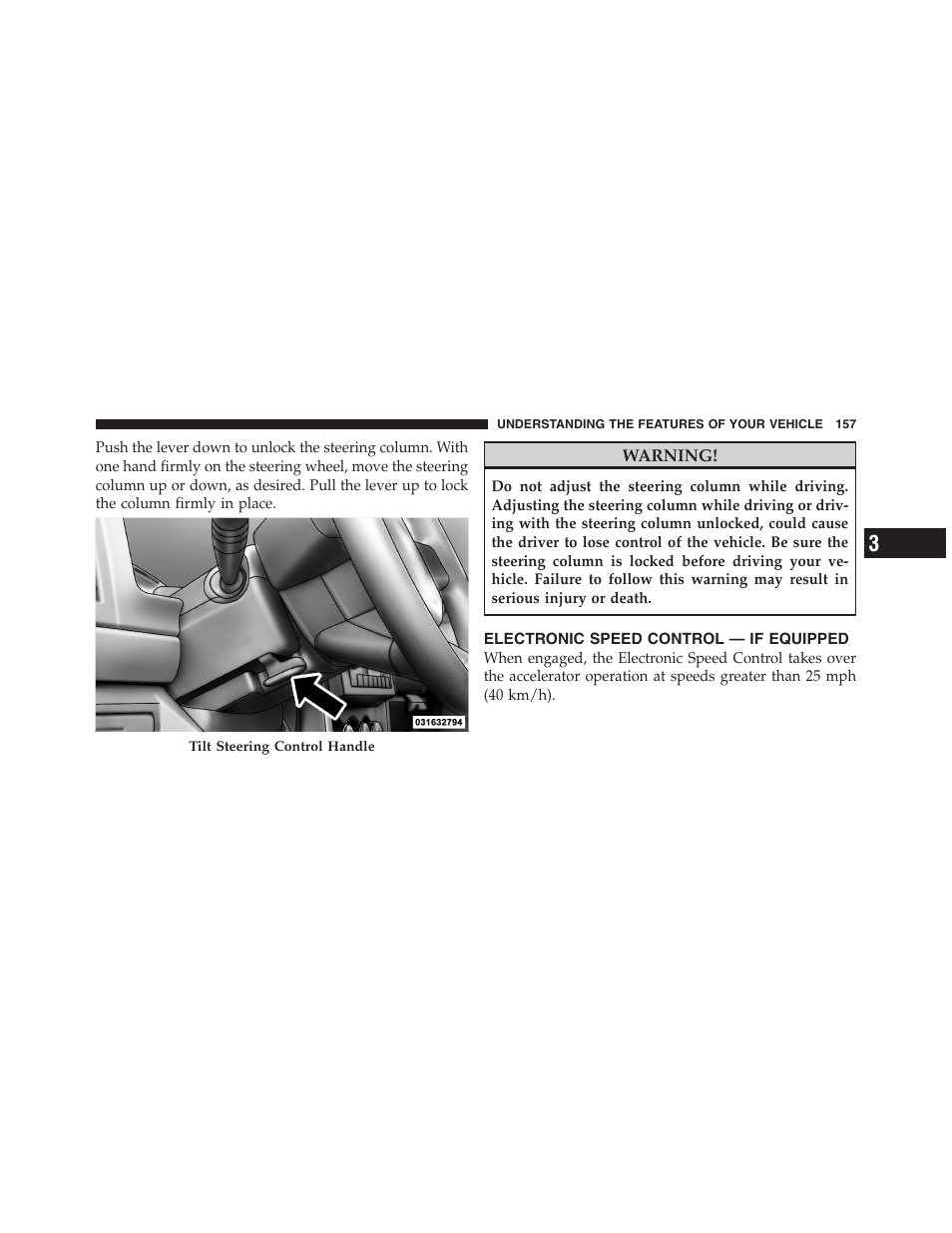 Electronic speed control — if equipped | Dodge 2011 Nitro User Manual | Page 158 / 484