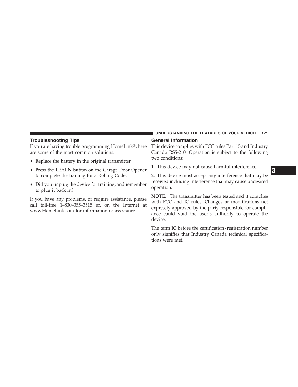 Troubleshooting tips, General information, Electronic speed control — if equipped | To activate | Dodge 2011 Nitro User Manual | Page 172 / 484