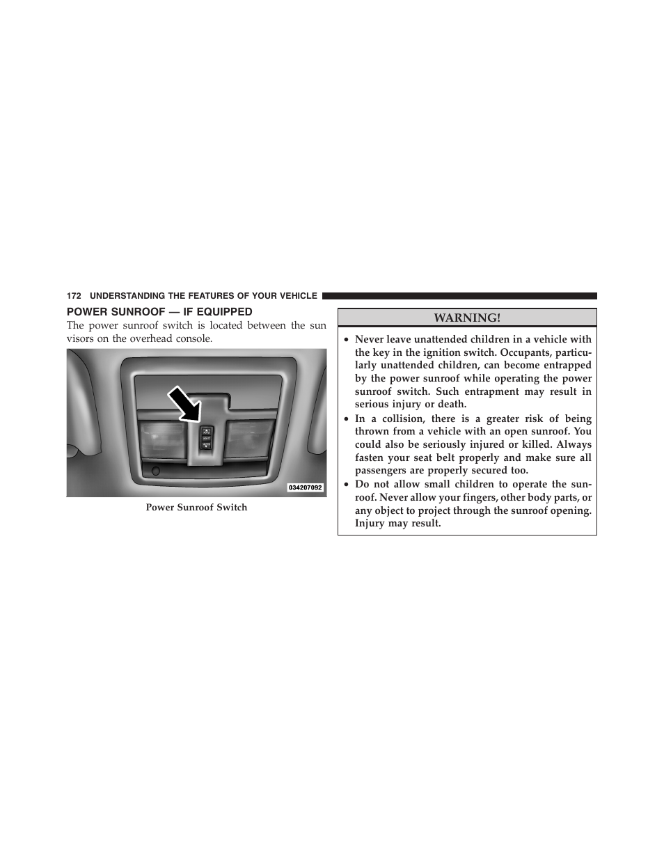 Power sunroof — if equipped, To set a desired speed, To deactivate | To resume speed, To vary the speed setting | Dodge 2011 Nitro User Manual | Page 173 / 484