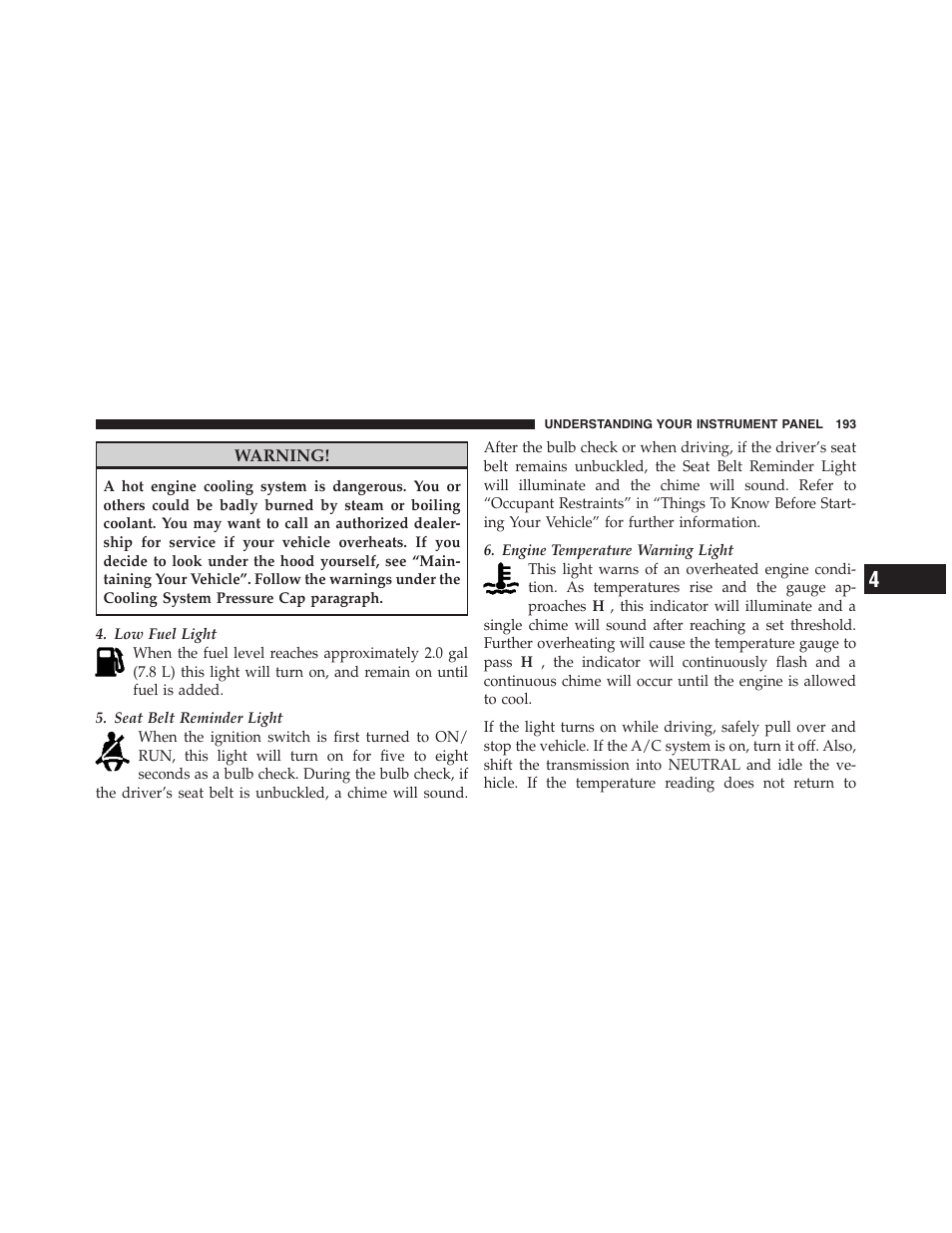 Dodge 2011 Nitro User Manual | Page 194 / 484