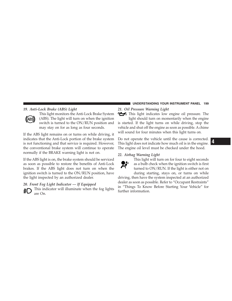Cargo load floor — if equipped | Dodge 2011 Nitro User Manual | Page 200 / 484