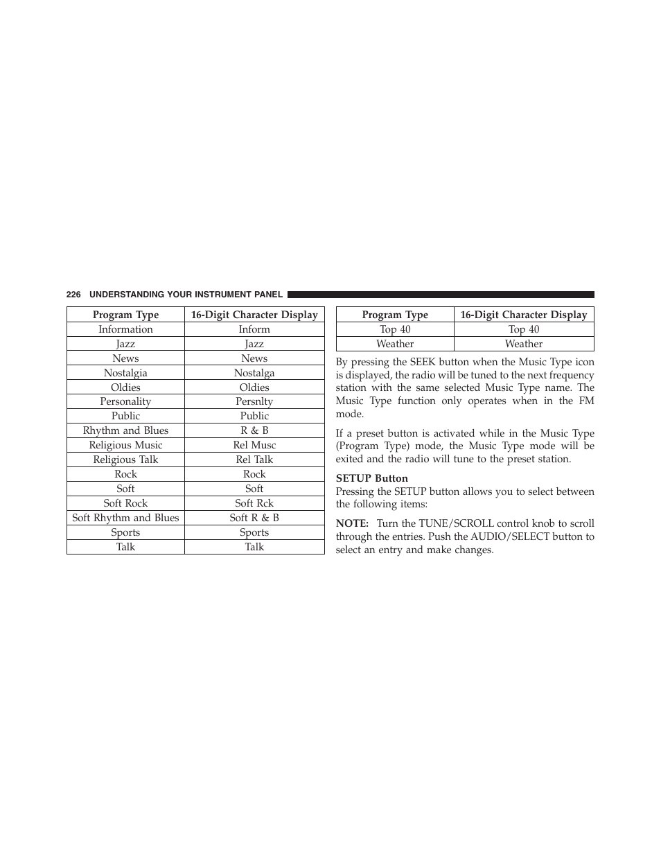 Trip conditions | Dodge 2011 Nitro User Manual | Page 227 / 484