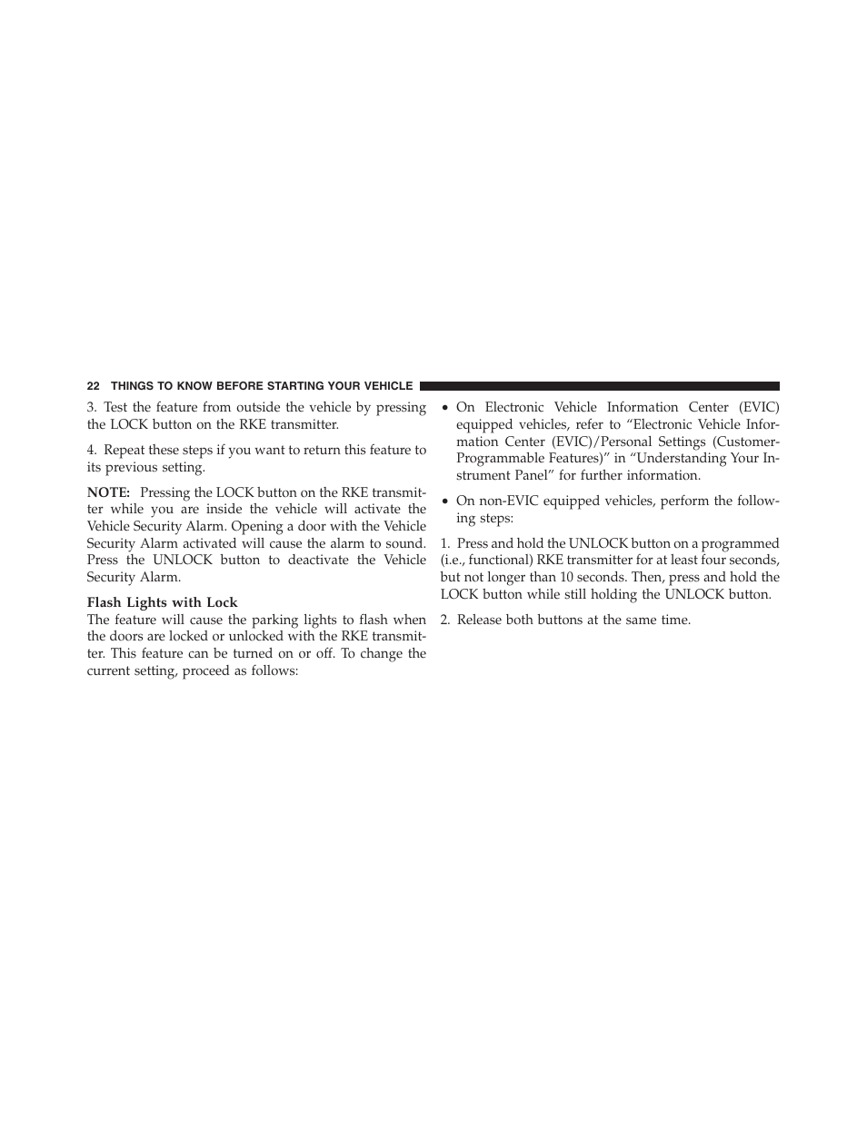 To disarm the system | Dodge 2011 Nitro User Manual | Page 23 / 484