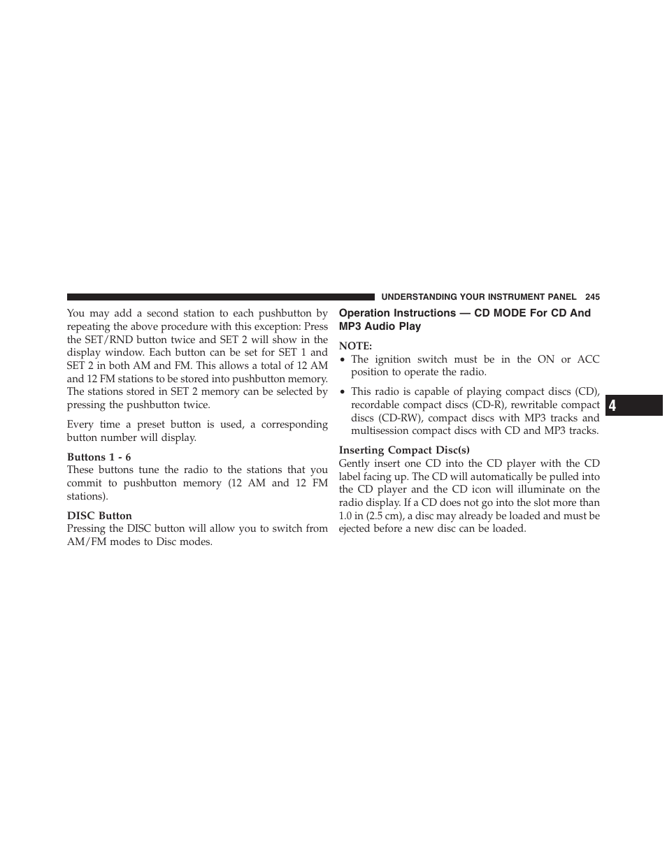Dodge 2011 Nitro User Manual | Page 246 / 484