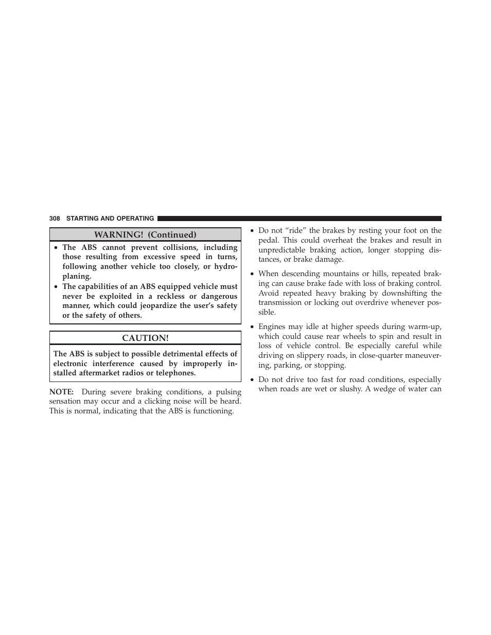 Dodge 2011 Nitro User Manual | Page 309 / 484