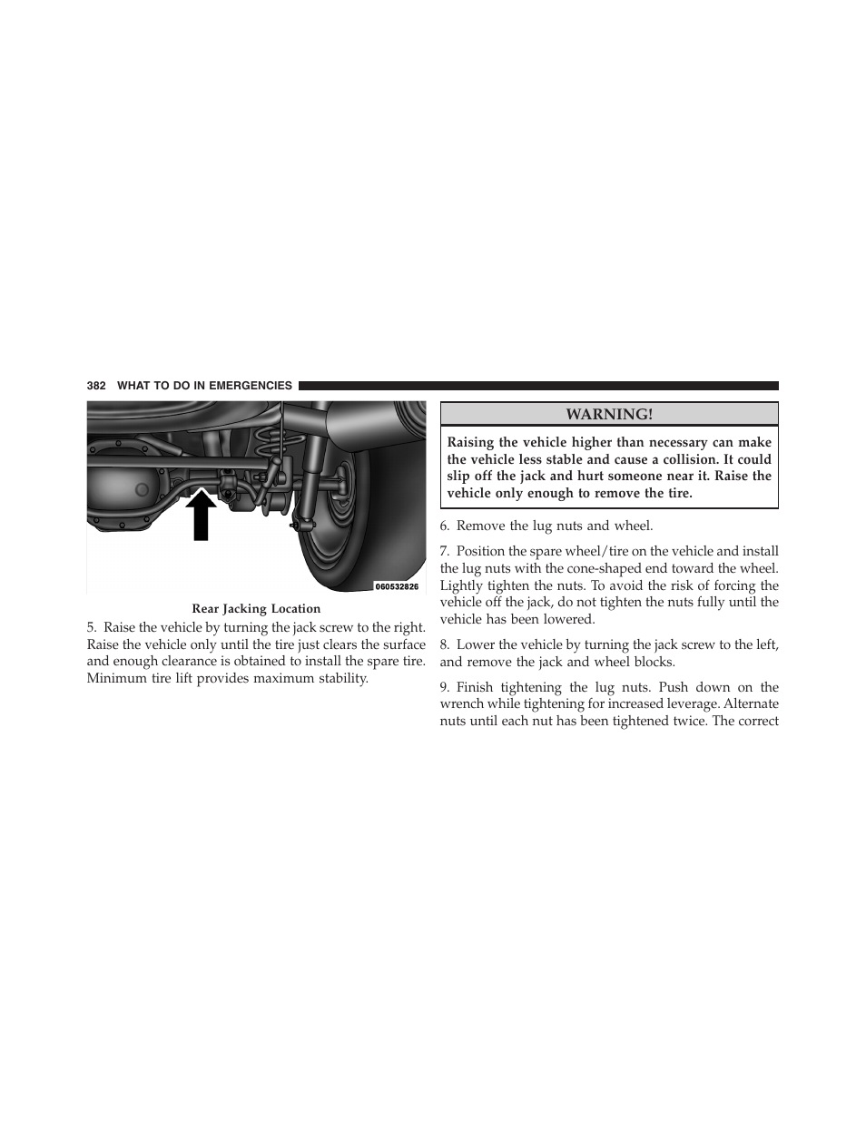 Carbon monoxide warnings | Dodge 2011 Nitro User Manual | Page 383 / 484