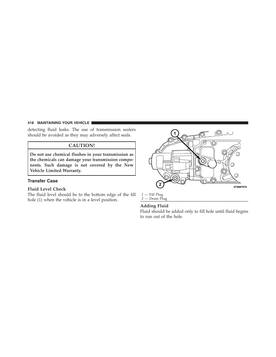 Transfer case | Dodge 2011 Nitro User Manual | Page 419 / 484