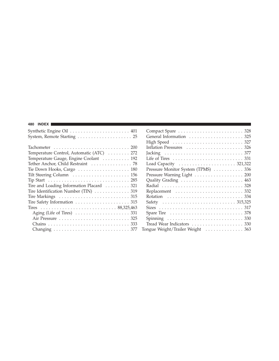 Dodge 2011 Nitro User Manual | Page 481 / 484