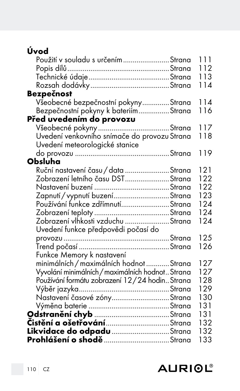 Auriol Z29962E_F User Manual | Page 110 / 212