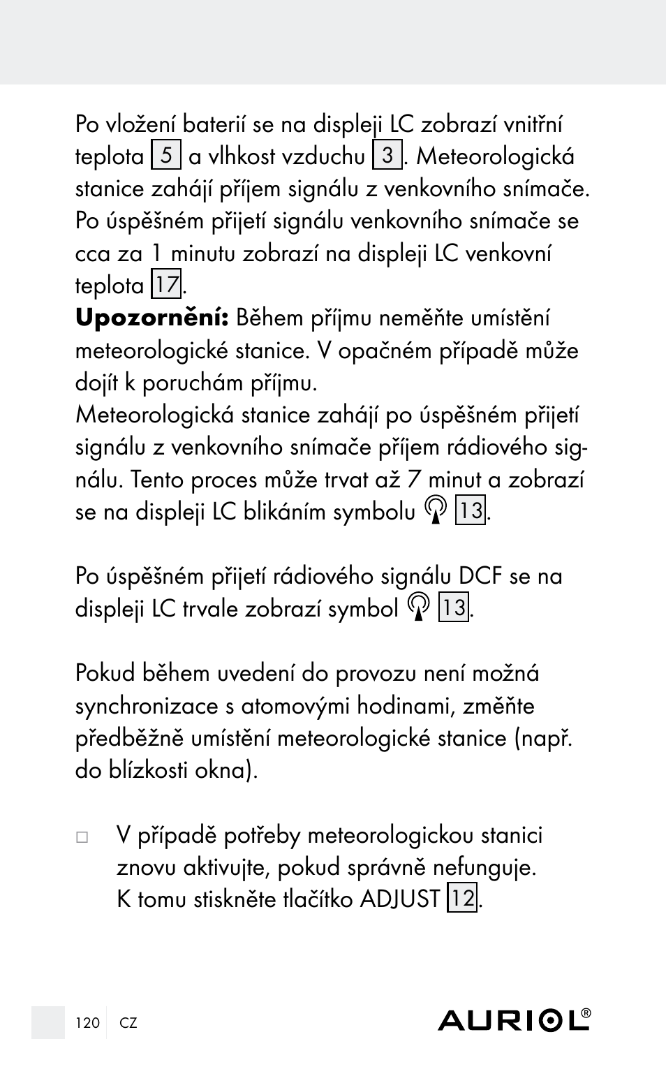 Auriol Z29962E_F User Manual | Page 120 / 212