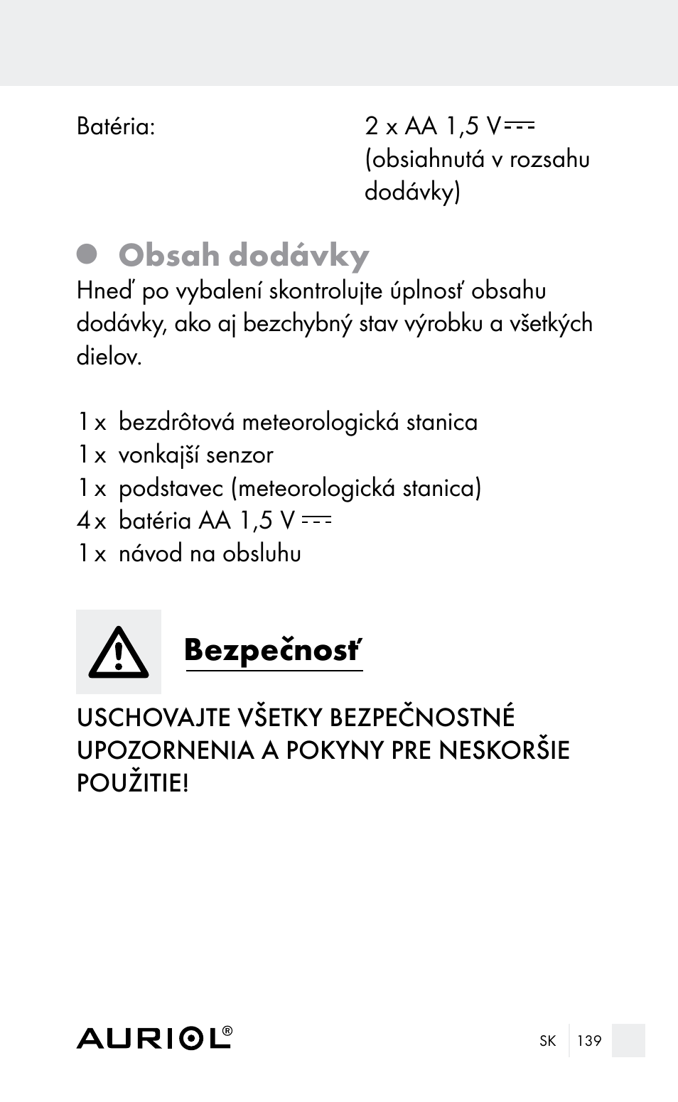 Auriol Z29962E_F User Manual | Page 139 / 212