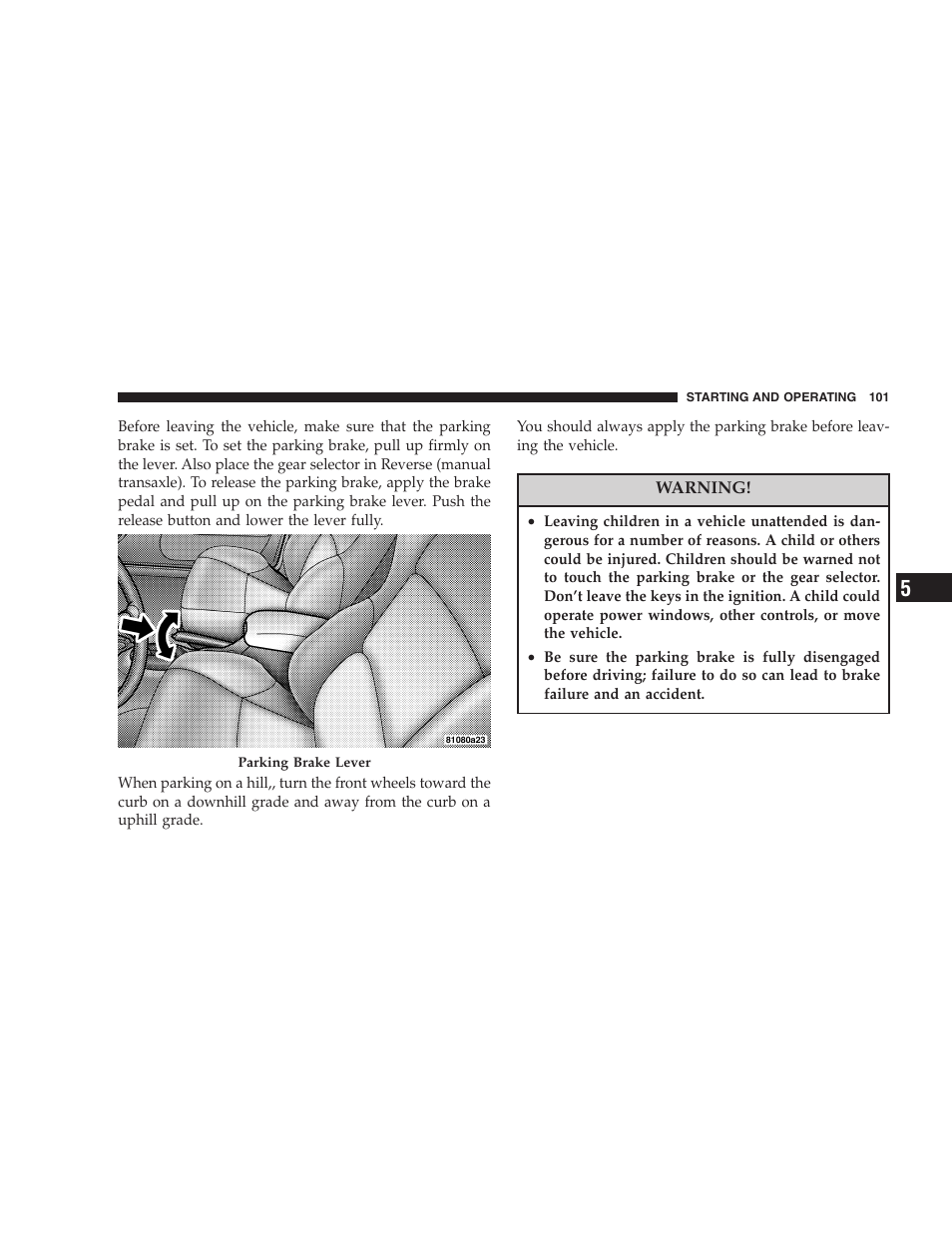 Dodge 2005 PL Neon SRT4 User Manual | Page 101 / 216