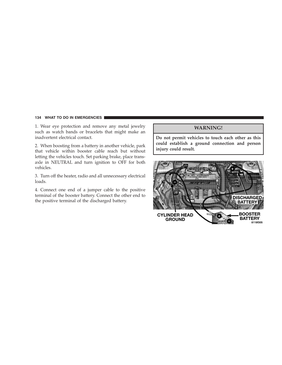 Dodge 2005 PL Neon SRT4 User Manual | Page 134 / 216