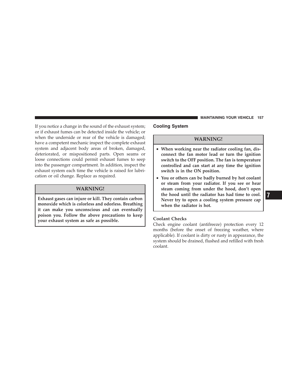 Cooling system | Dodge 2005 PL Neon SRT4 User Manual | Page 157 / 216