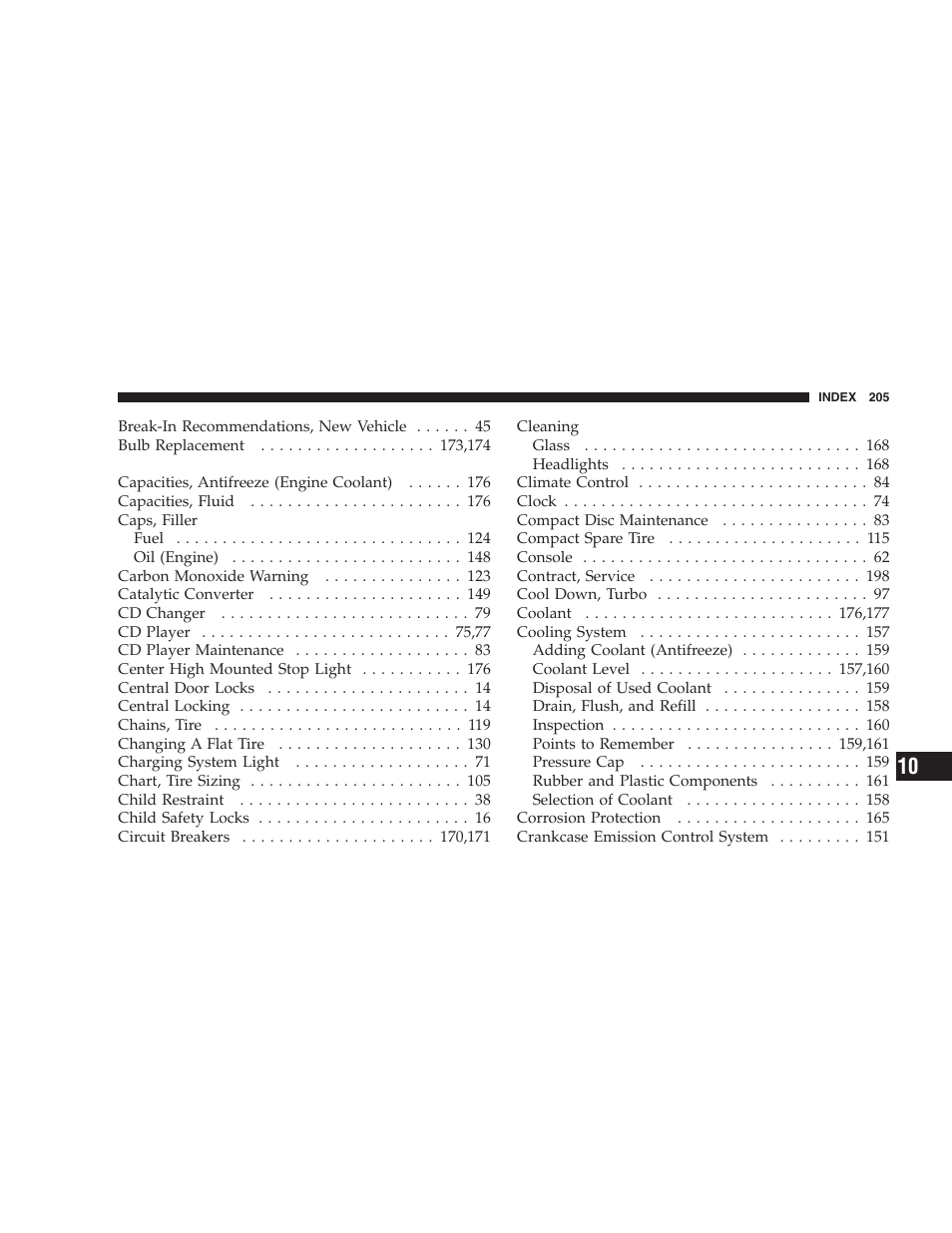 Dodge 2005 PL Neon SRT4 User Manual | Page 205 / 216