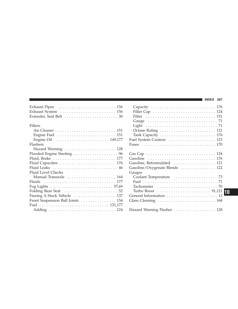 Dodge 2005 PL Neon SRT4 User Manual | Page 207 / 216