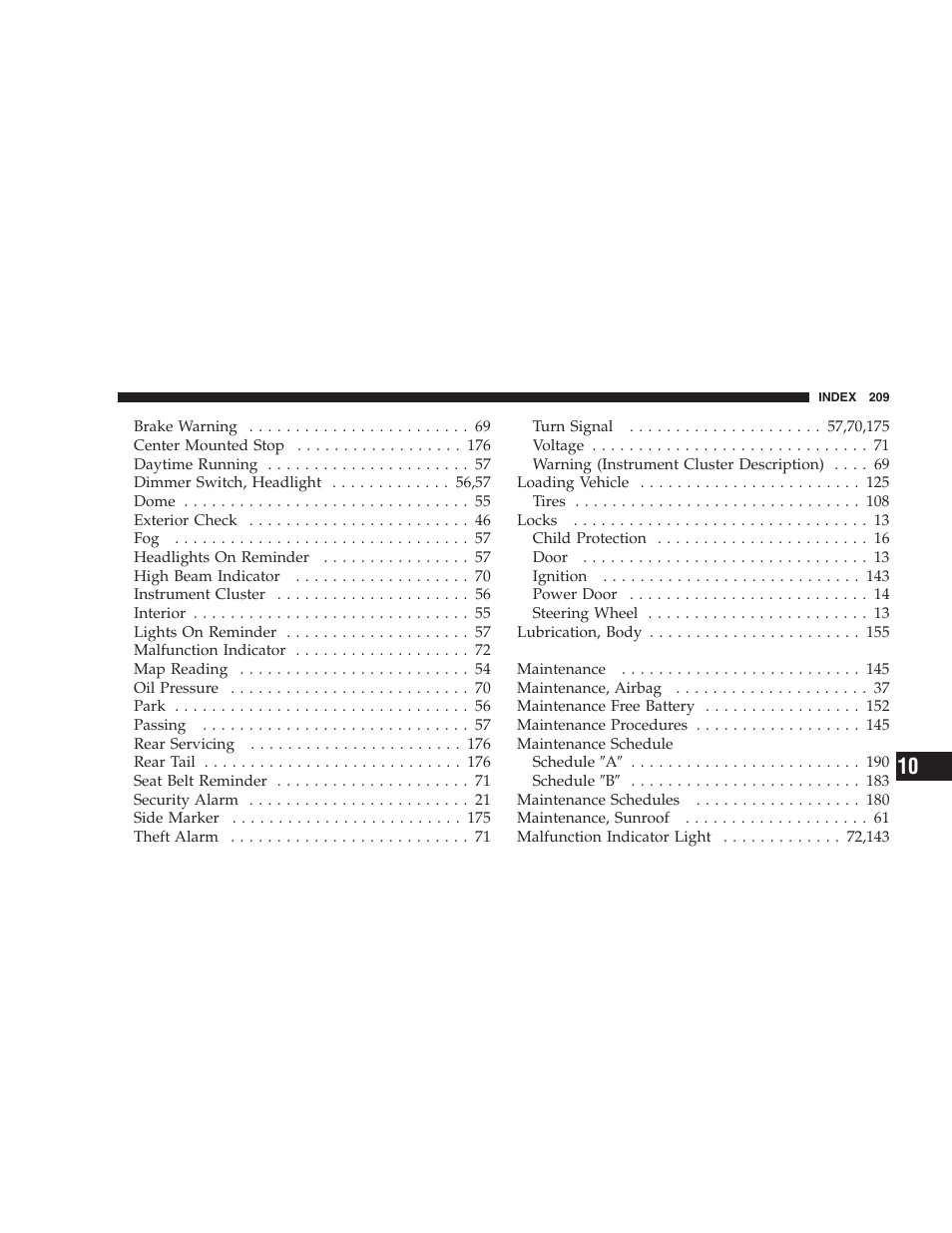 Dodge 2005 PL Neon SRT4 User Manual | Page 209 / 216