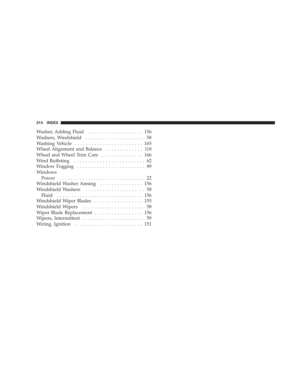 Dodge 2005 PL Neon SRT4 User Manual | Page 214 / 216
