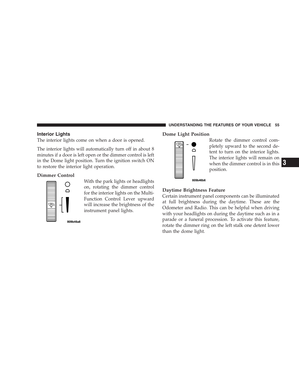 Interior lights | Dodge 2005 PL Neon SRT4 User Manual | Page 55 / 216