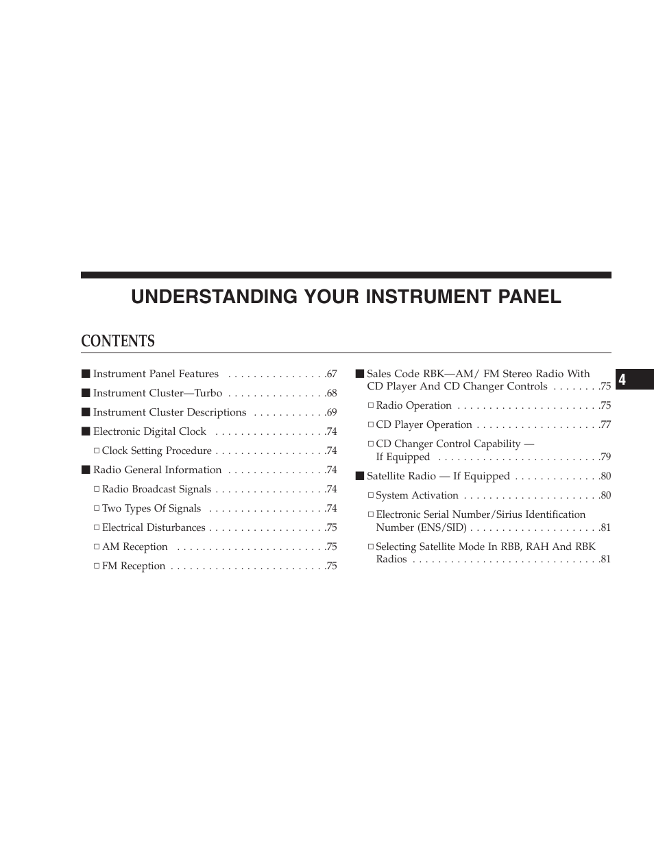 Dodge 2005 PL Neon SRT4 User Manual | Page 65 / 216