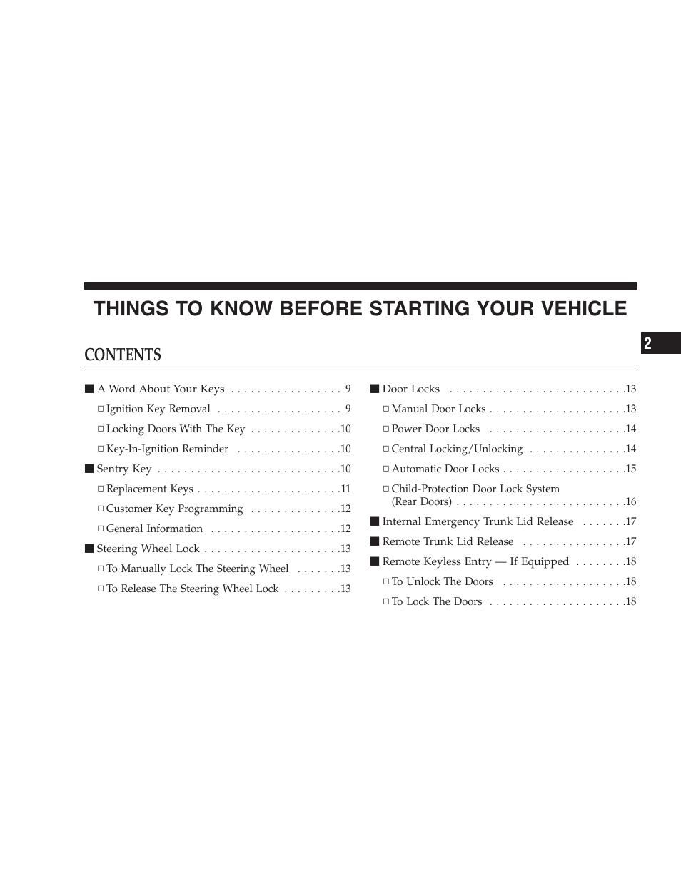 Dodge 2005 PL Neon SRT4 User Manual | Page 7 / 216