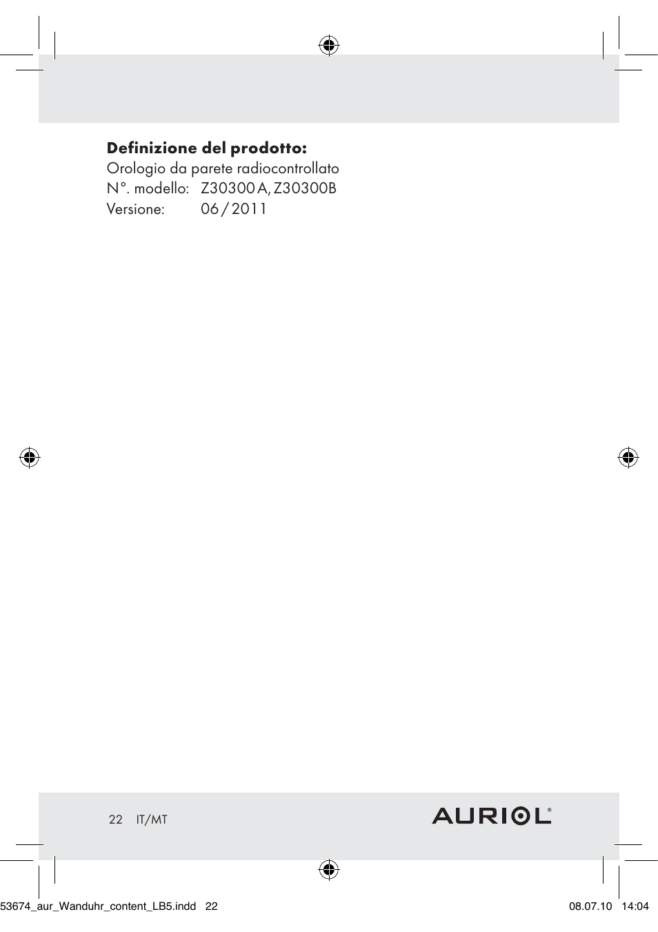 Auriol Z30300A_B User Manual | Page 20 / 47