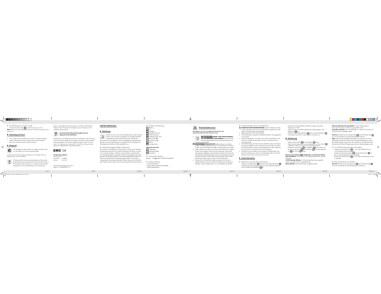 Auriol H14044 User Manual | Page 7 / 8