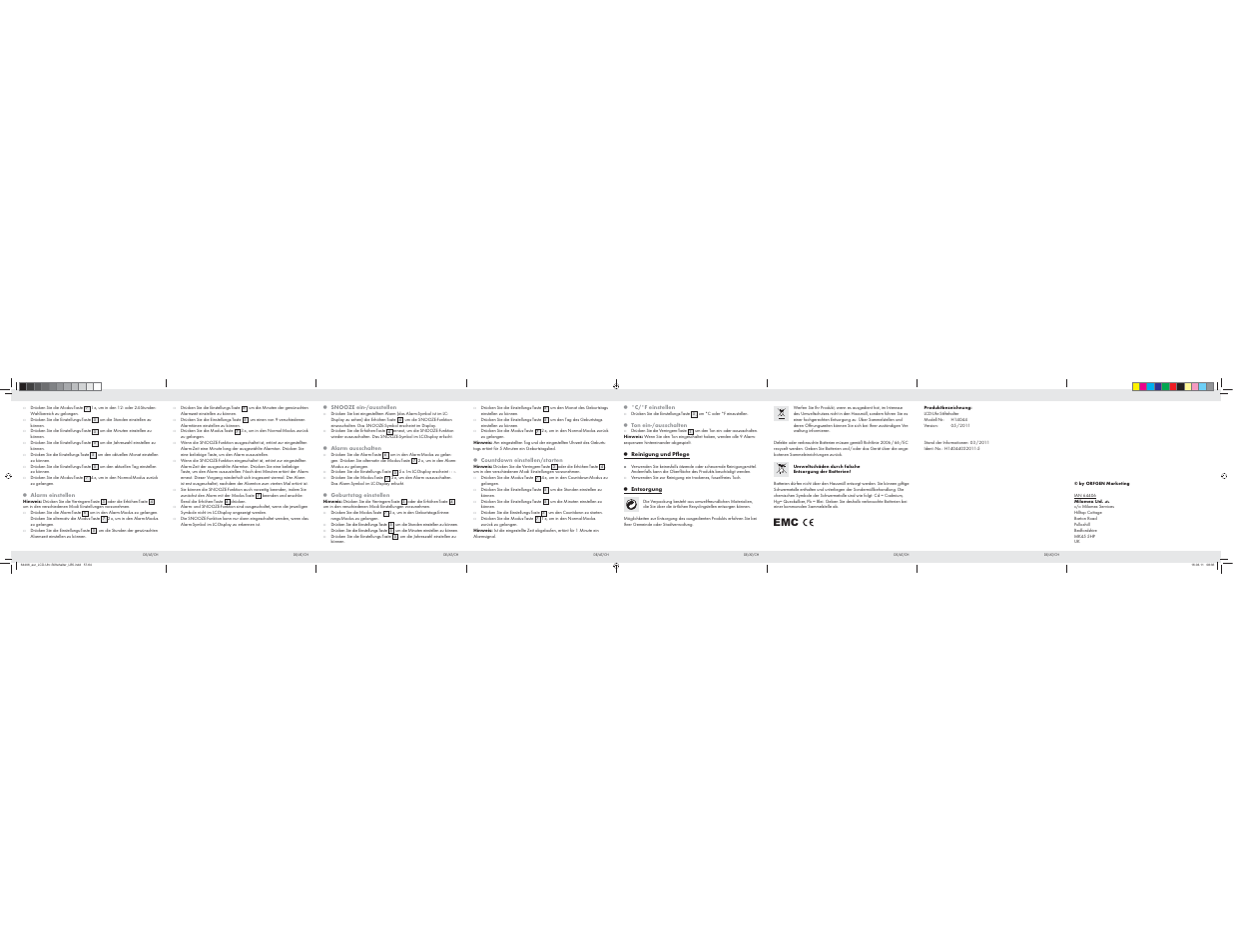 Auriol H14044 User Manual | Page 8 / 8