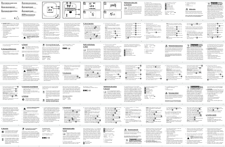 Auriol Z30002 User Manual | 2 pages