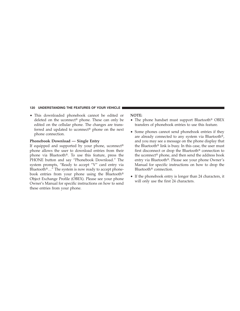 Dodge 2009 Caravan User Manual | Page 122 / 535