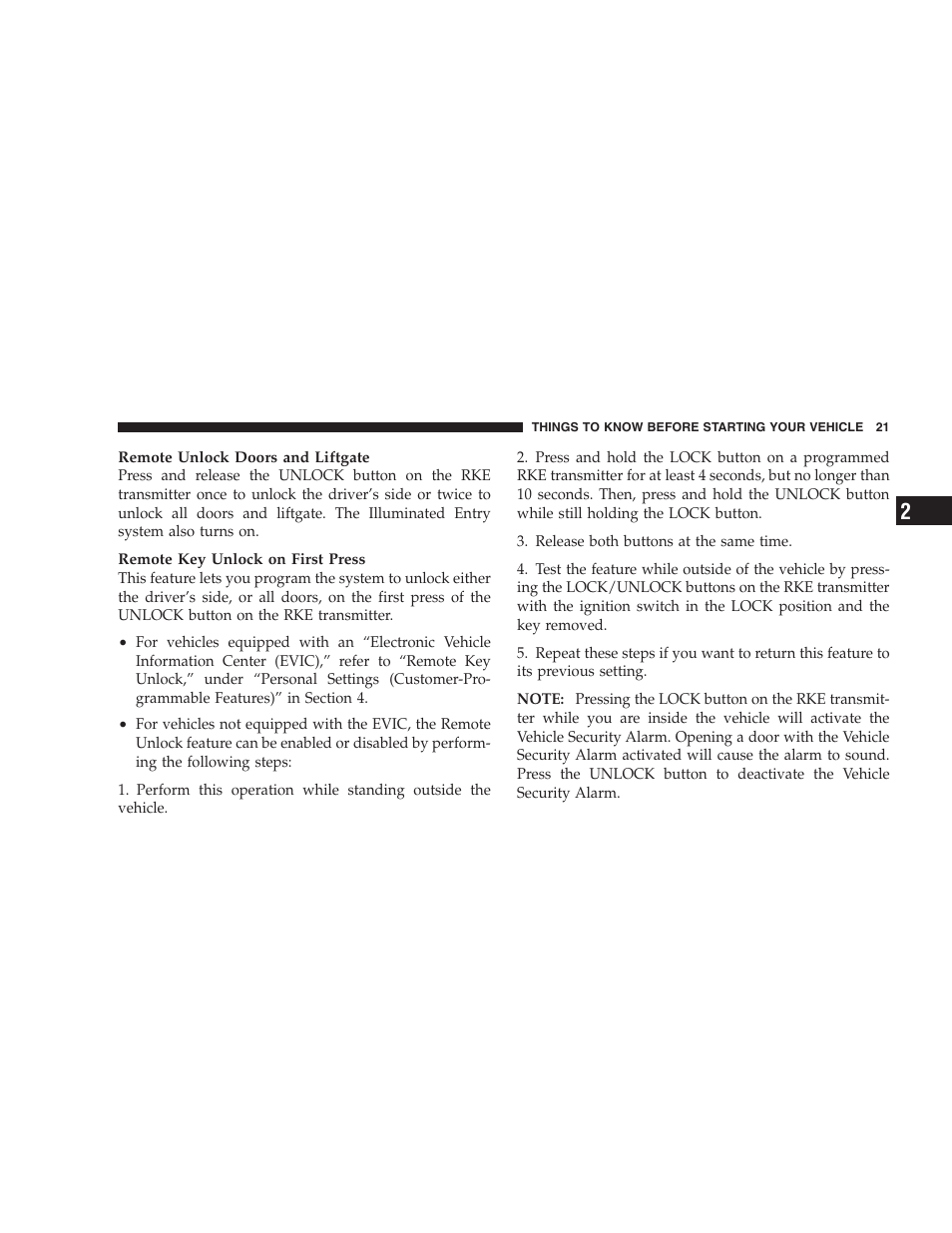 Dodge 2009 Caravan User Manual | Page 23 / 535