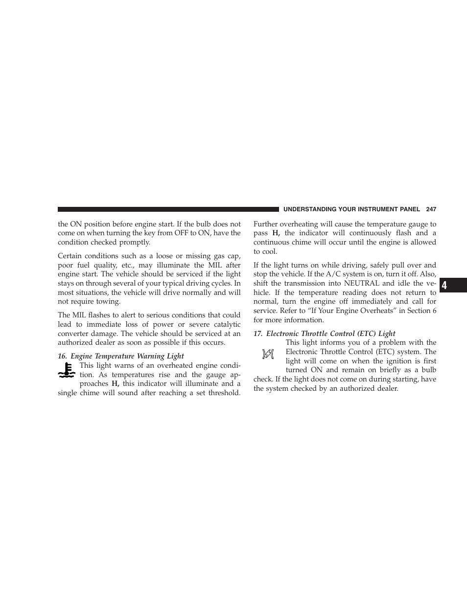 Dodge 2009 Caravan User Manual | Page 249 / 535