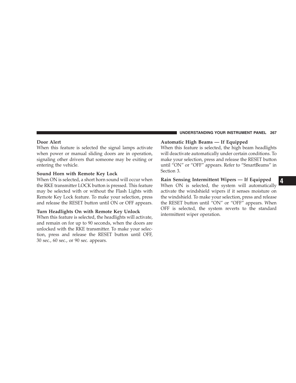 Dodge 2009 Caravan User Manual | Page 269 / 535
