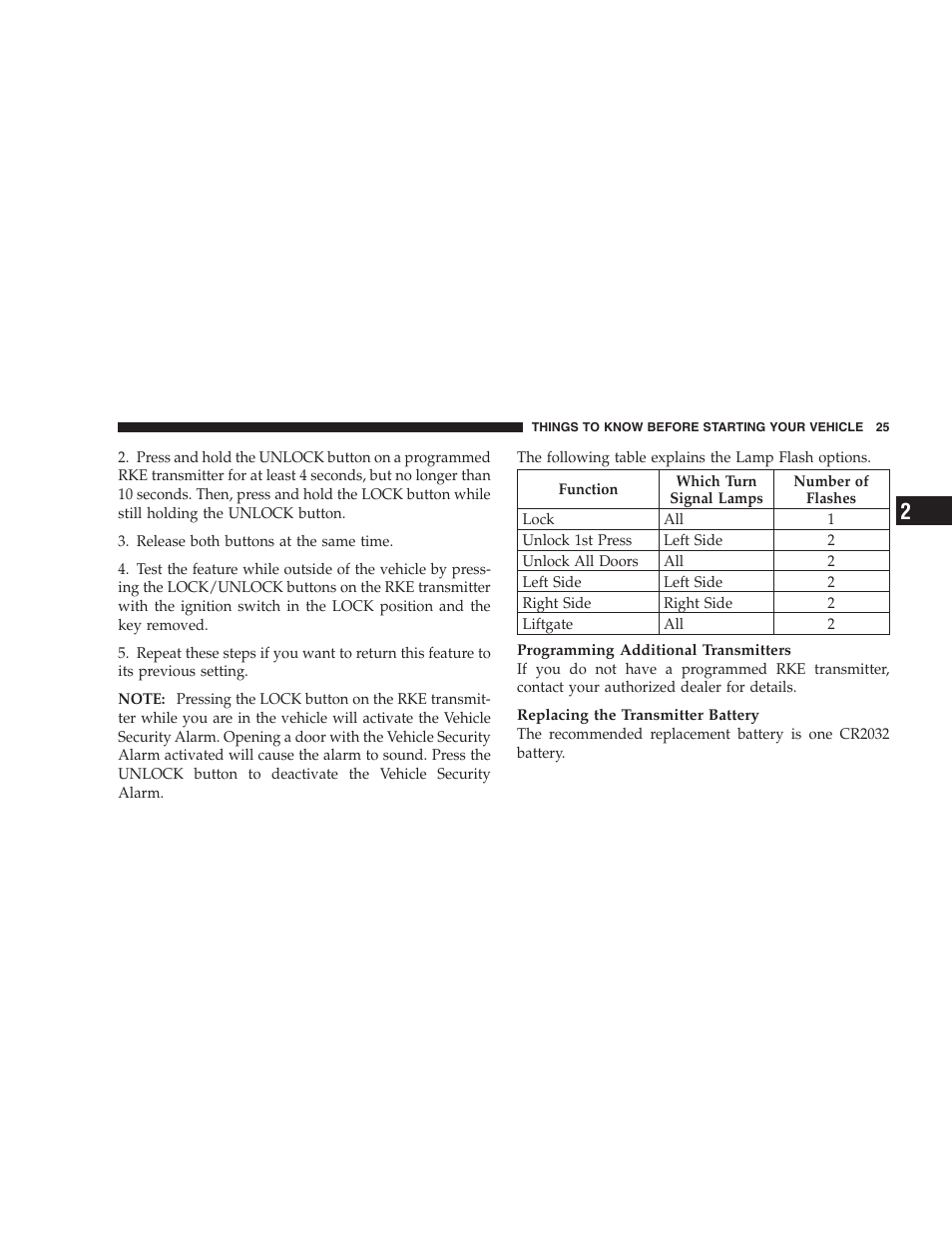 Dodge 2009 Caravan User Manual | Page 27 / 535