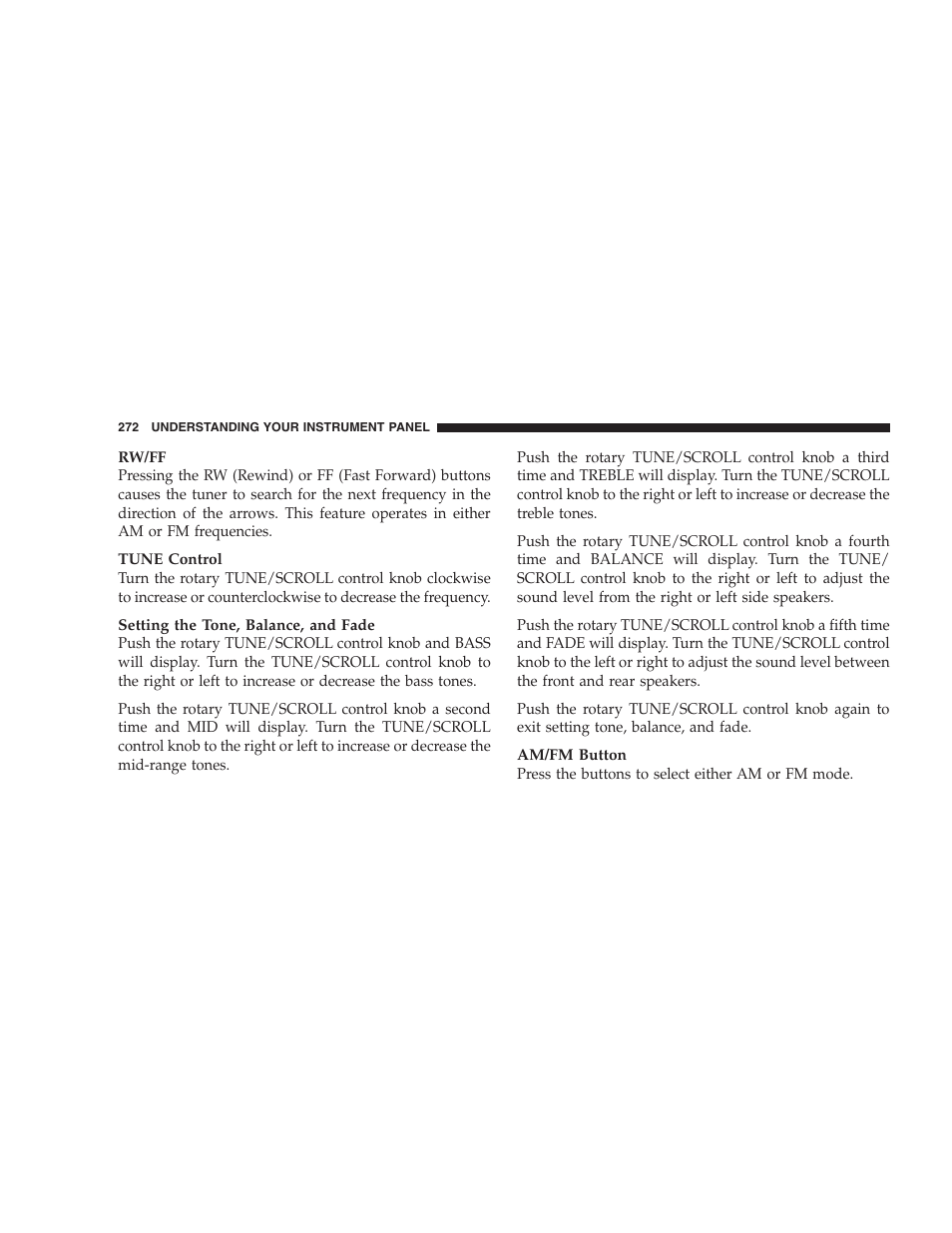 Dodge 2009 Caravan User Manual | Page 274 / 535