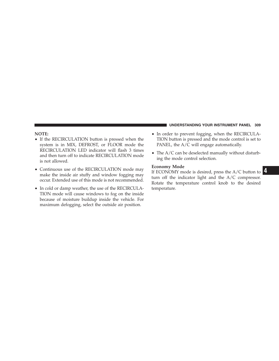 Dodge 2009 Caravan User Manual | Page 311 / 535