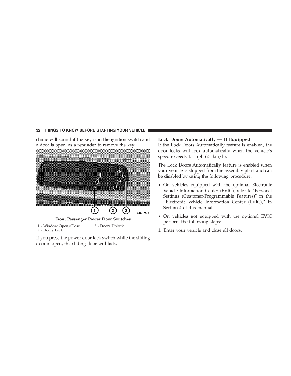 Dodge 2009 Caravan User Manual | Page 34 / 535