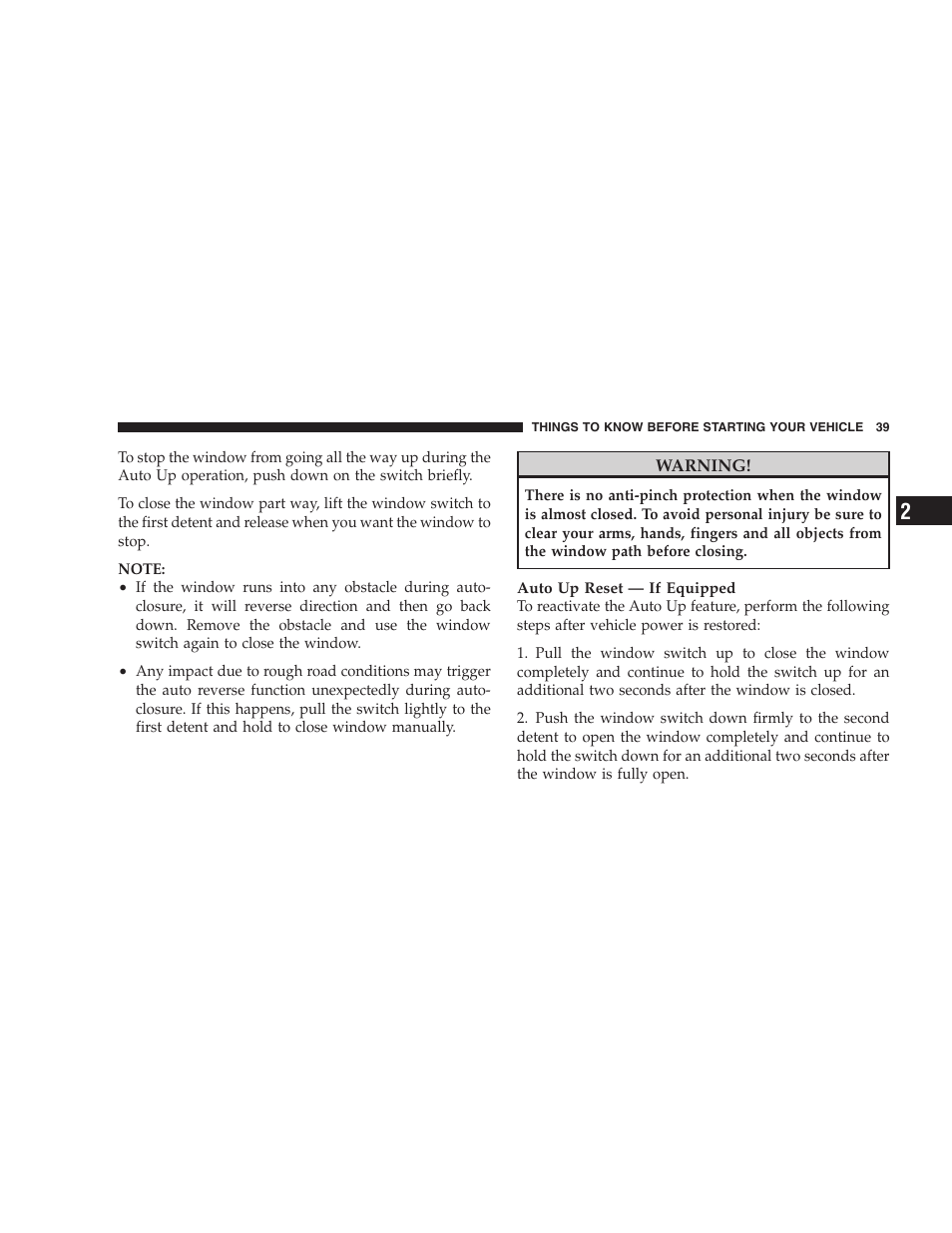 Dodge 2009 Caravan User Manual | Page 41 / 535