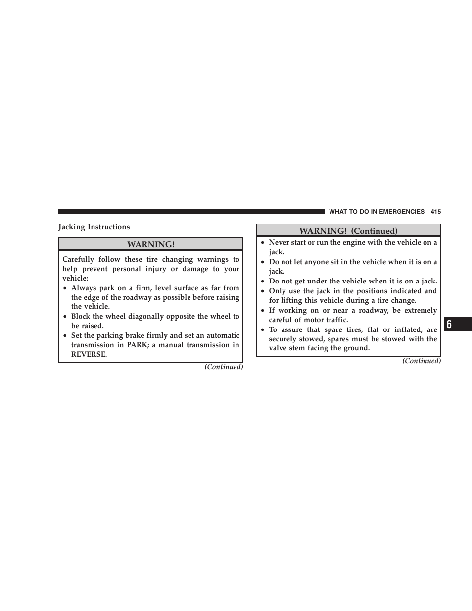 Dodge 2009 Caravan User Manual | Page 417 / 535