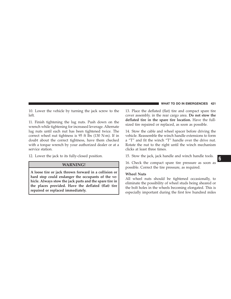 Dodge 2009 Caravan User Manual | Page 423 / 535